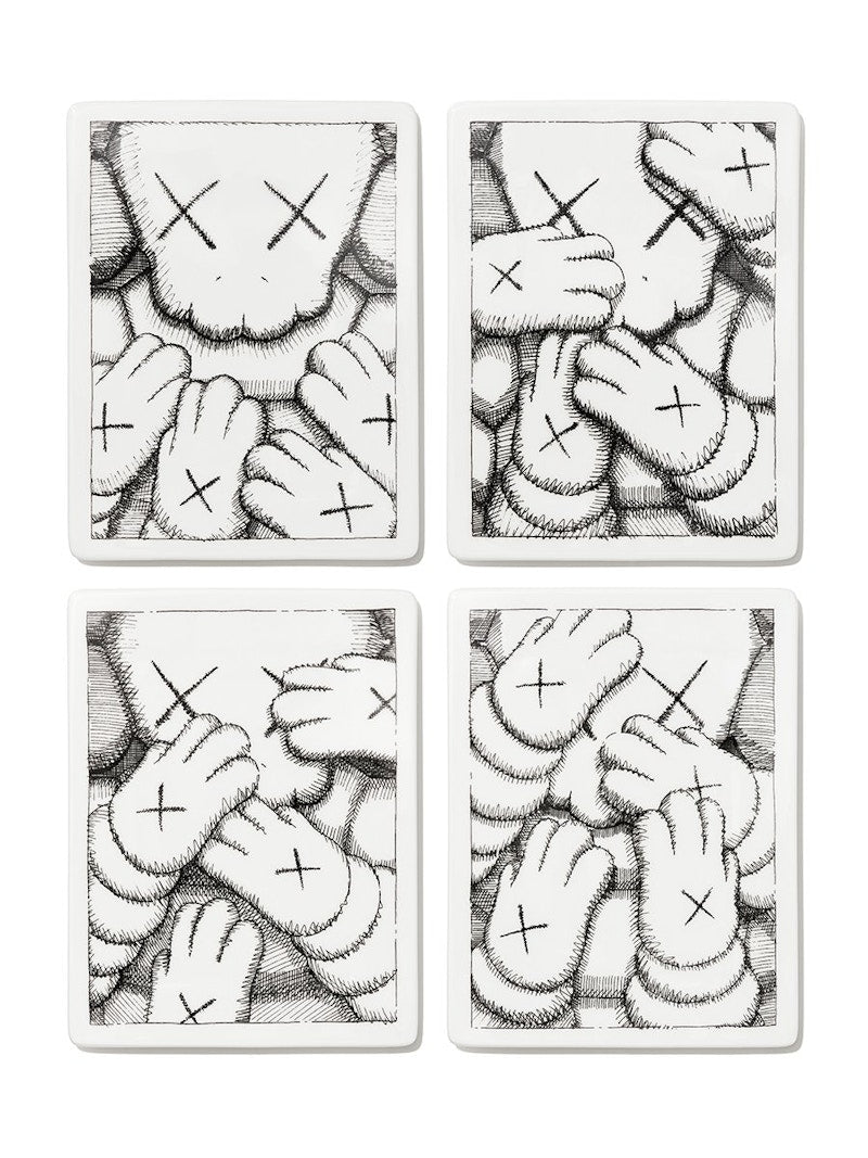 KAWS Brooklyn Museum URGE Plate Set of 4