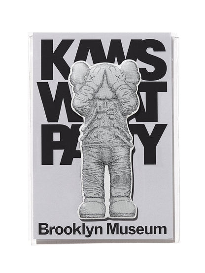 KAWS Brooklyn Museum WHAT PARTY SPACE Magnet White