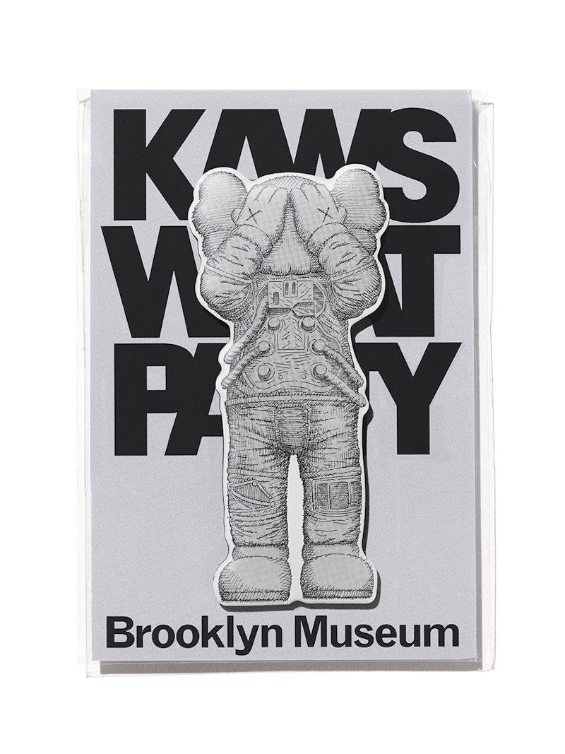KAWS Brooklyn Museum WHAT PARTY SPACE Magnet White