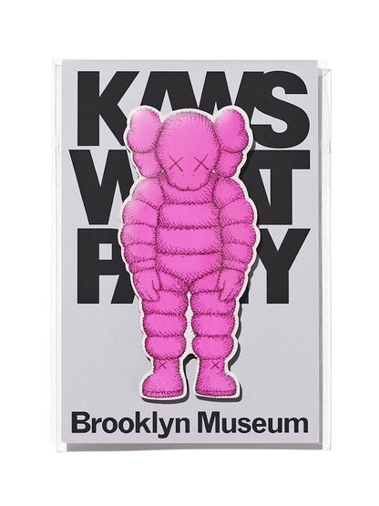 KAWS Brooklyn Museum WHAT PARTY WHAT PARTY Magnet Pink