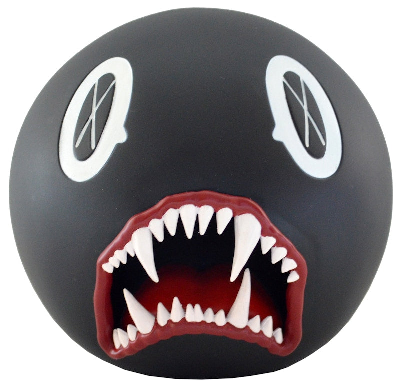 KAWS Cat Teeth Bank Vinyl Figure Black