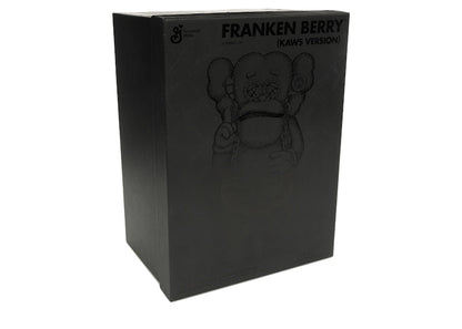 KAWS Cereal Monsters Franken Berry Figure Black