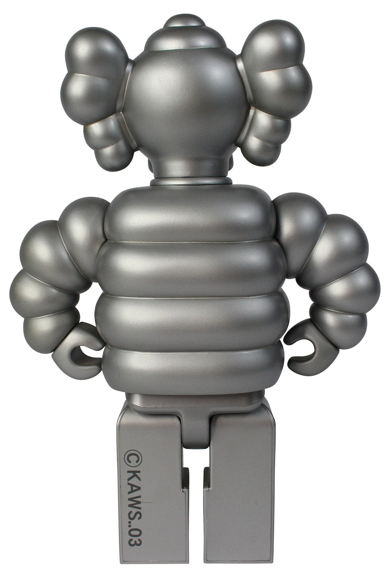 KAWS Chum Kubrick 400% Silver