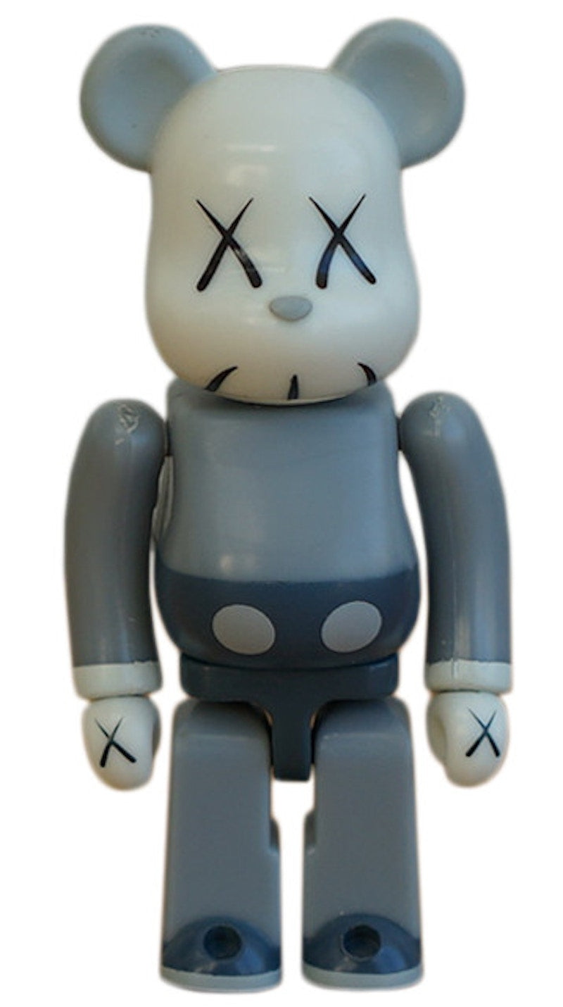 KAWS Companion Bearbrick 100% Grey/Blue