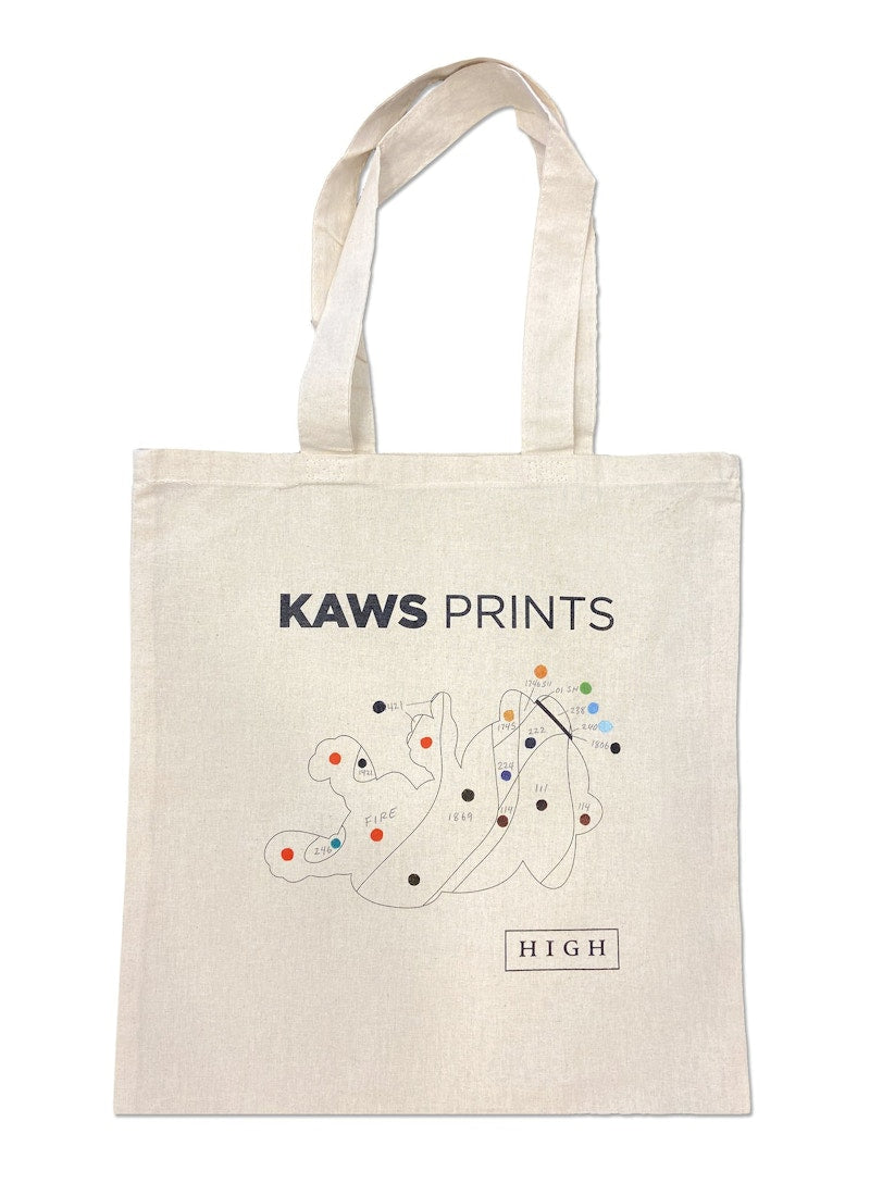 KAWS Cotton Tote Natural