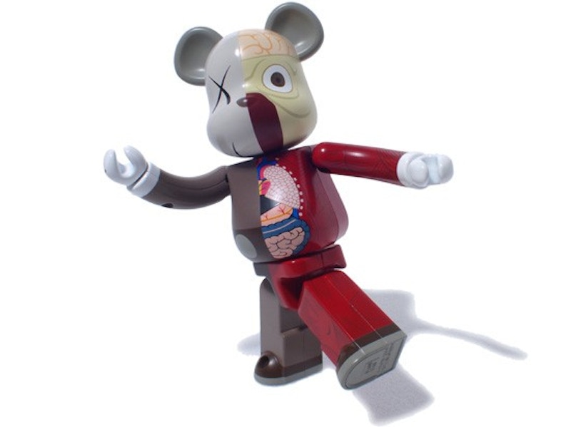 KAWS Dissected Chogokin Bearbrick 200% Grey