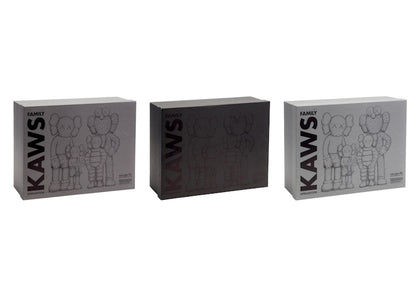 KAWS Family Vinyl Figures Set Brown/Blue/White/Black/Grey/Pink