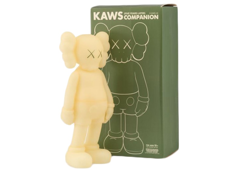 KAWS Five Years Later Companion Vinyl Figure Glow In The Dark (Green Eyes)