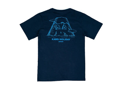 KAWS HOLIDAY JAPAN Pocket T-shirt (Asia Sizing) Navy