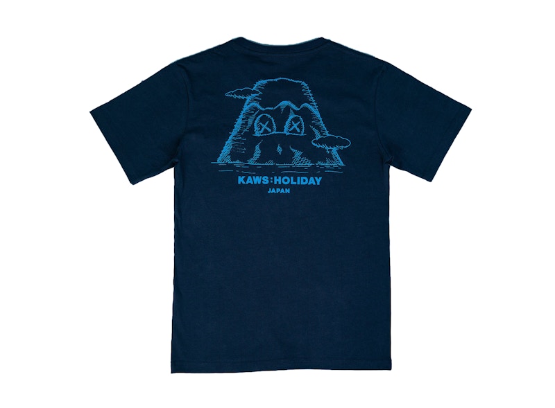 KAWS HOLIDAY JAPAN Pocket T-shirt (Asia Sizing) Navy