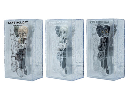 KAWS Holiday Singapore Figure Set Brown/Grey/Black