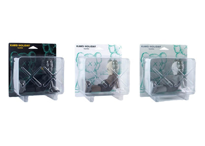 KAWS Holiday Taipei Vinyl Figure Black/Brown/Grey Set