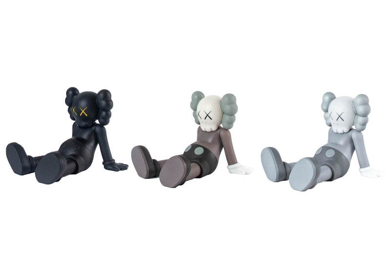 KAWS Holiday Taipei Vinyl Figure Black/Brown/Grey Set