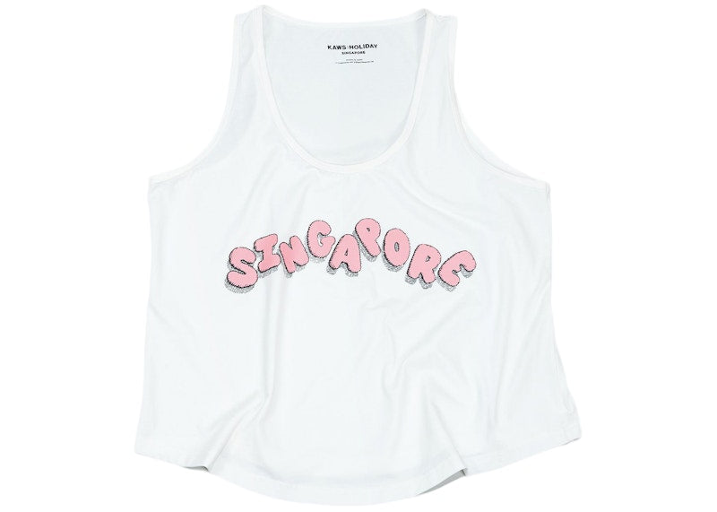 KAWS Holiday: Singapore Women's Tank Top White