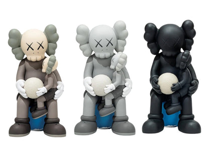 KAWS Holiday Thailand Vinyl Figure Set Brown/Grey/Black