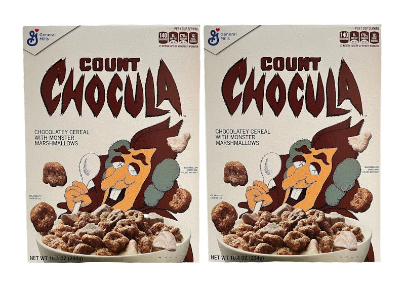 KAWS Monsters Count Chocula Cereal 2x Lot (Not Fit For Human Consumption)