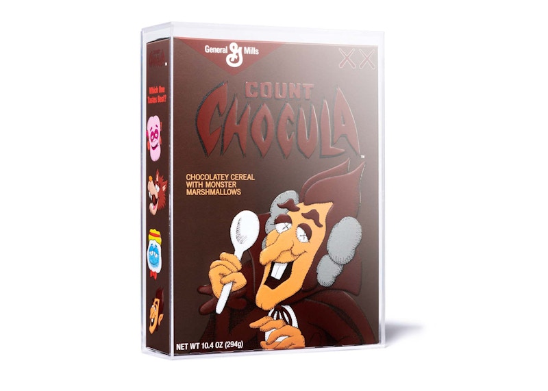 KAWS Monsters Count Chocula Cereal Limited Edition in Acrylic Case (Not Fit For Human Consumption)