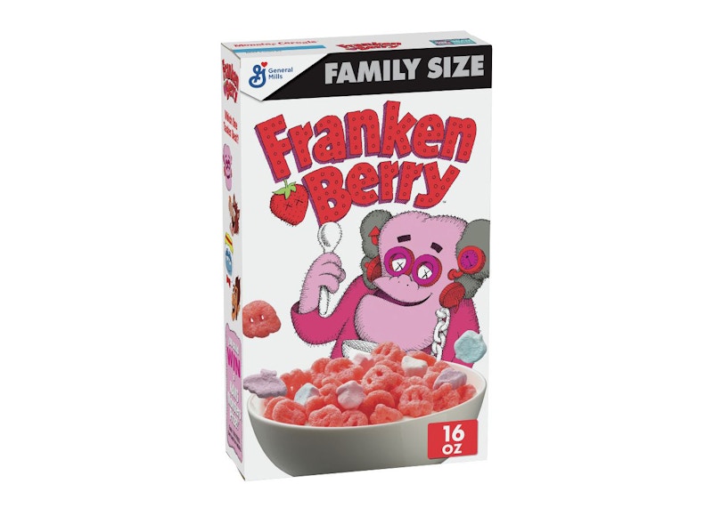 KAWS Monsters Franken Berry Cereal Family Size (Not Fit For Human Consumption)