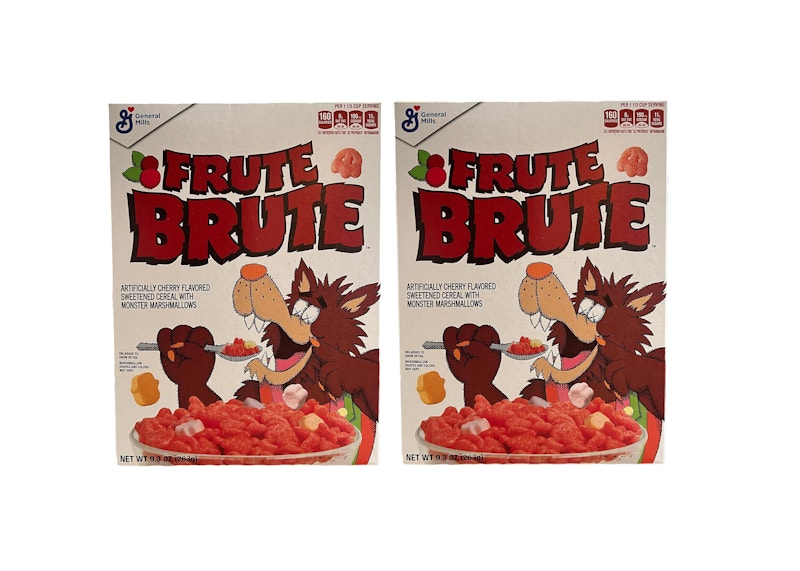 KAWS Monsters Frute Brute Cereal 2x Lot (Not Fit For Human Consumption)