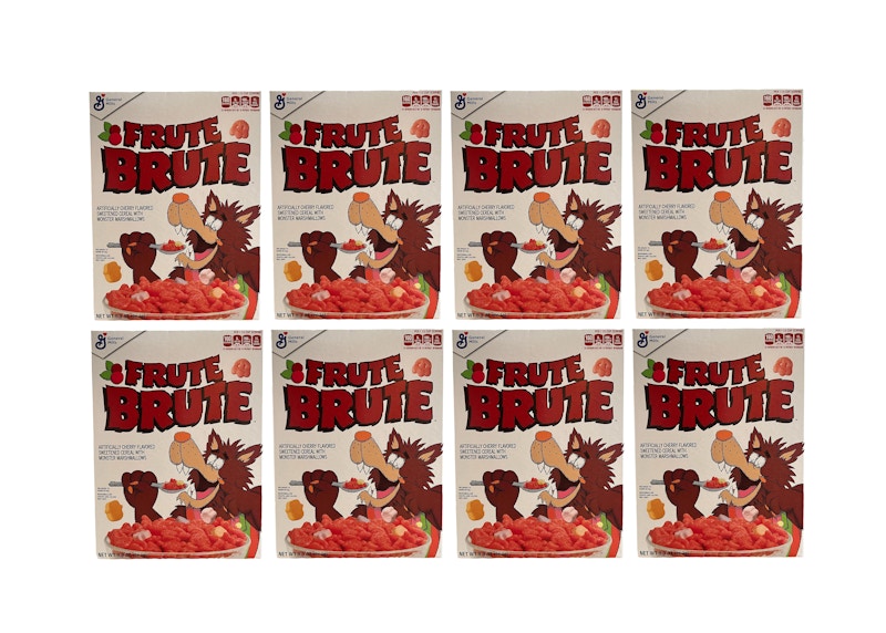 KAWS Monsters Frute Brute Cereal 8x Lot (Not Fit For Human Consumption)