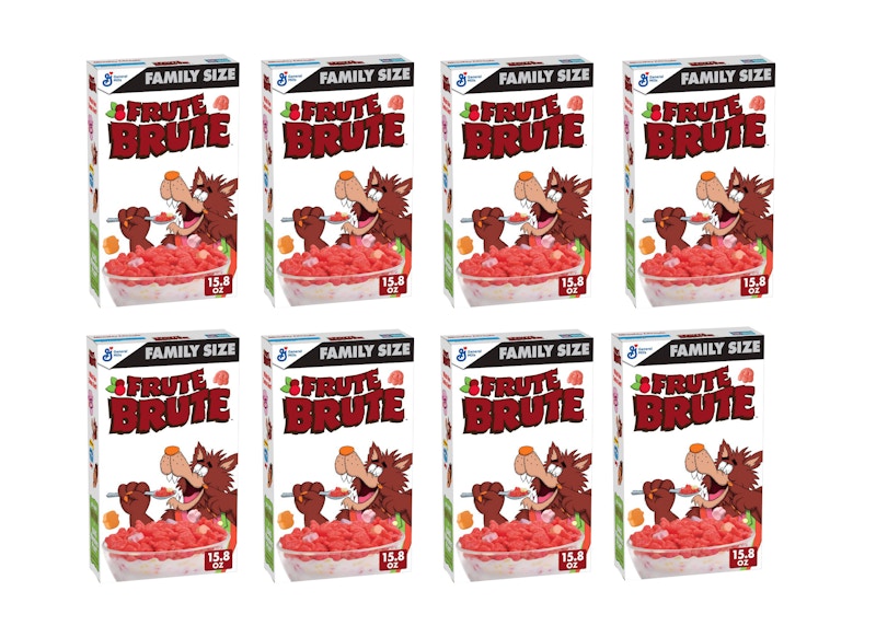 KAWS Monsters Frute Brute Cereal Family Size 8x Lot (Not Fit For Human Consumption)