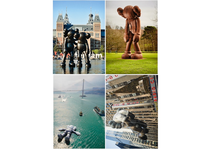 KAWS Monumental Sculptures Postcard (Set of 4) Multi