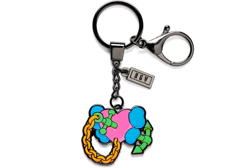 KAWS Permanent Love Keychain Multicolor