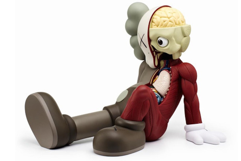 KAWS Resting Place Vinyl Figure Brown