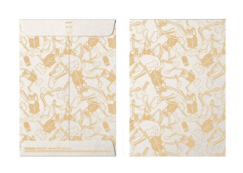 KAWS Skeleton Board Cutout Ornament Bone