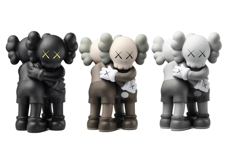 KAWS Together Vinyl Figure Black/Brown/Grey Set
