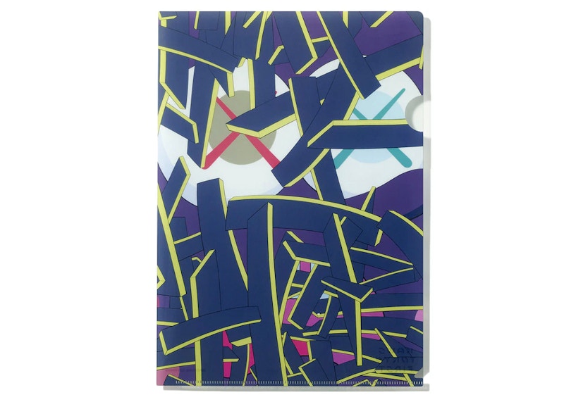 KAWS Tokyo First Clear File Glass Smile
