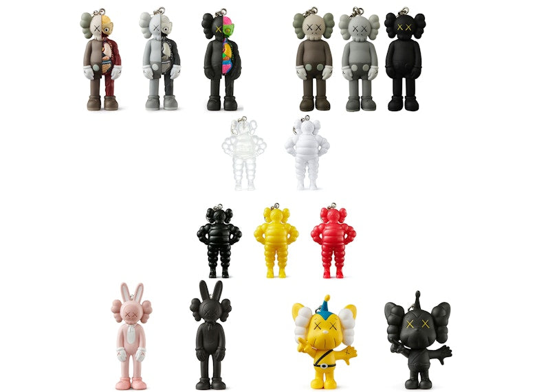 KAWS Tokyo First First Companion/Accomplice/JPP/Chum Keychain Set of 15 (2021)