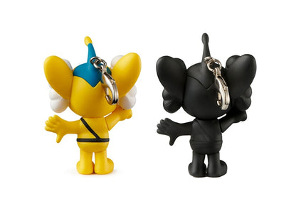 KAWS Tokyo First JPP Keychain Yellow/Black Set (2021)