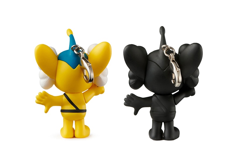 KAWS Tokyo First JPP Keychain Yellow/Black Set (2021)