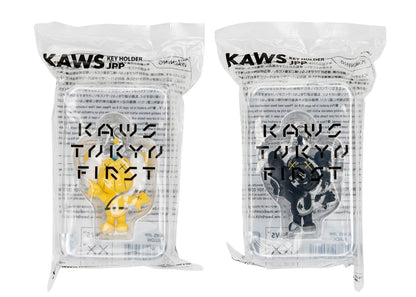 KAWS Tokyo First JPP Keychain Yellow/Black Set (2021)