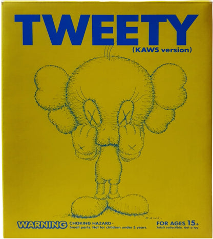 KAWS Tweety Vinyl Figure Yellow