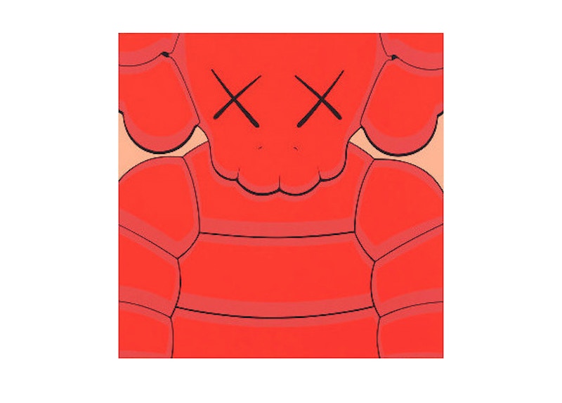 KAWS What Party Print #4 Orange (Signed, Edition of 100)
