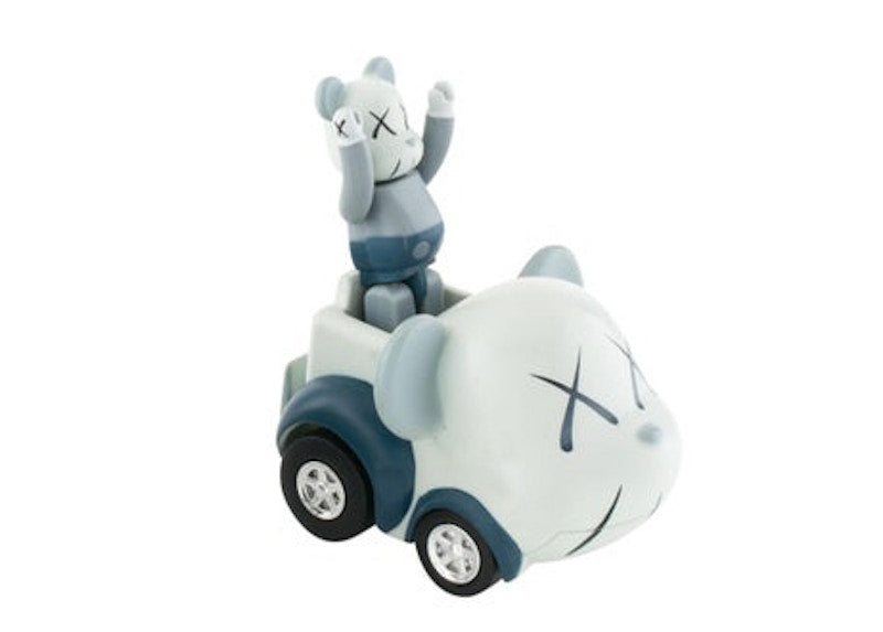 KAWS x Bearbrick x Takara Tomy Choro-Q Figure & Car Set Grey