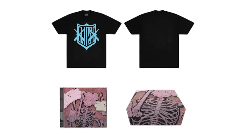 KAWS x Clipse LGSEO Tee 9 Box Set Black
