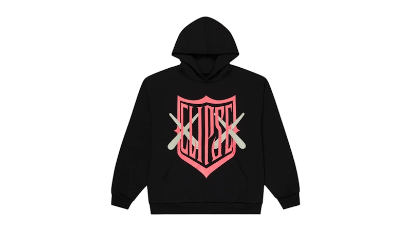 KAWS x Clipse Let God Sort Em Out Shield Hoodie Black