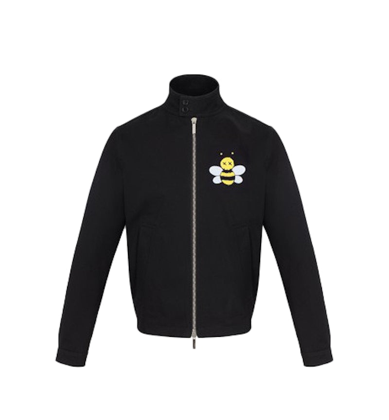 KAWS x Dior Bee Drill Jacket Black