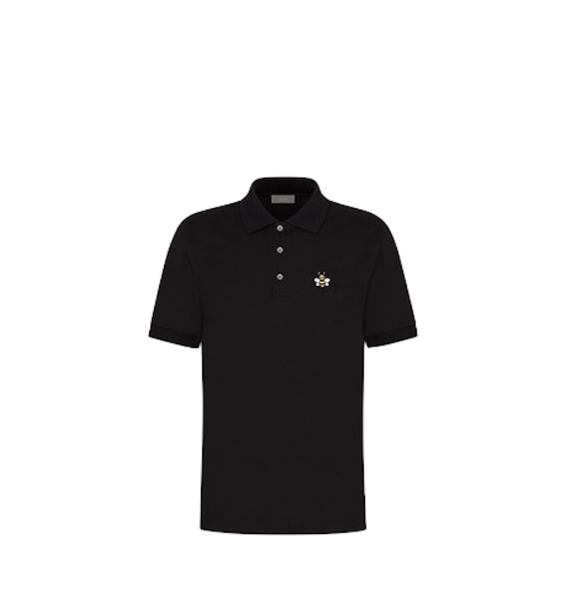 KAWS x Dior Bee Polo Shirt Black