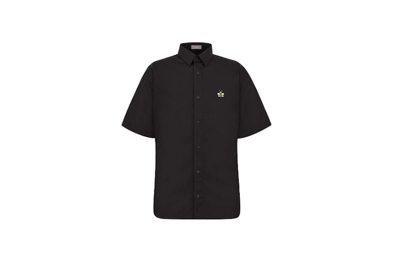 KAWS x Dior Bee Short Sleeve Shirt Black