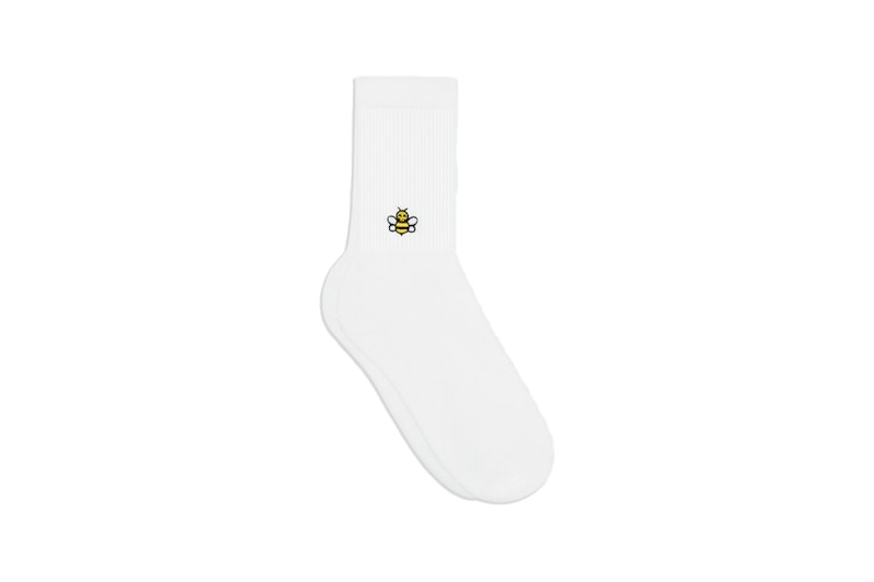 KAWS x Dior Bee Socks White