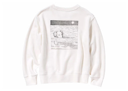 KAWS x Uniqlo Youth Longsleeve Sweatshirt (Asia Sizing) Off White