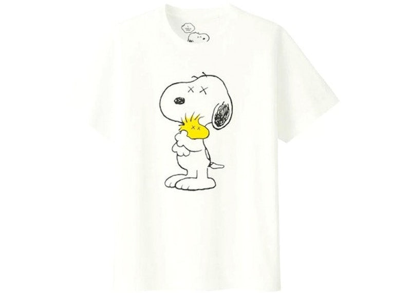KAWS x Uniqlo x Peanuts Snoopy & Woodstock Tee (Asia Sizing) White
