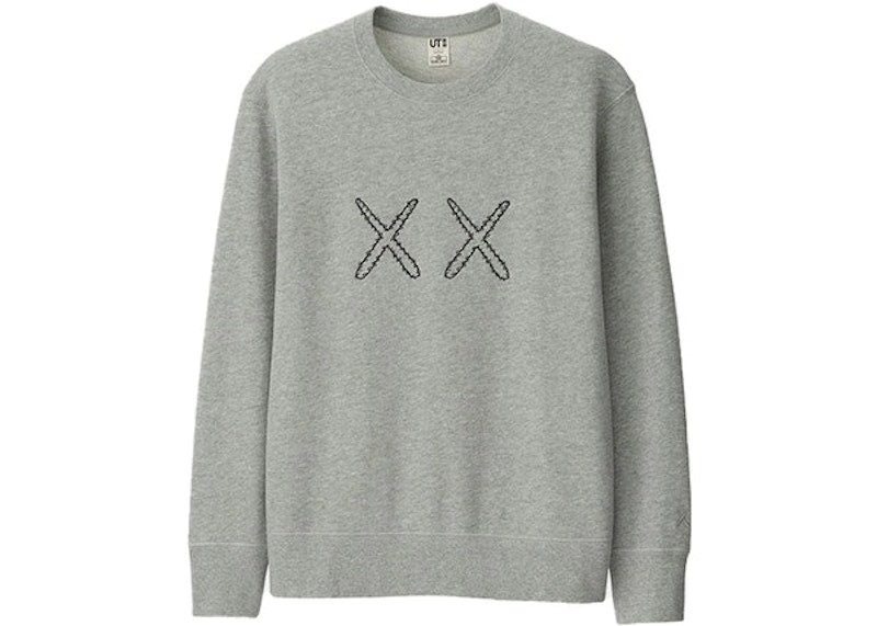 KAWS x Uniqlo x Sesame Street XX Sweatshirt (Asia Sizing) Gray