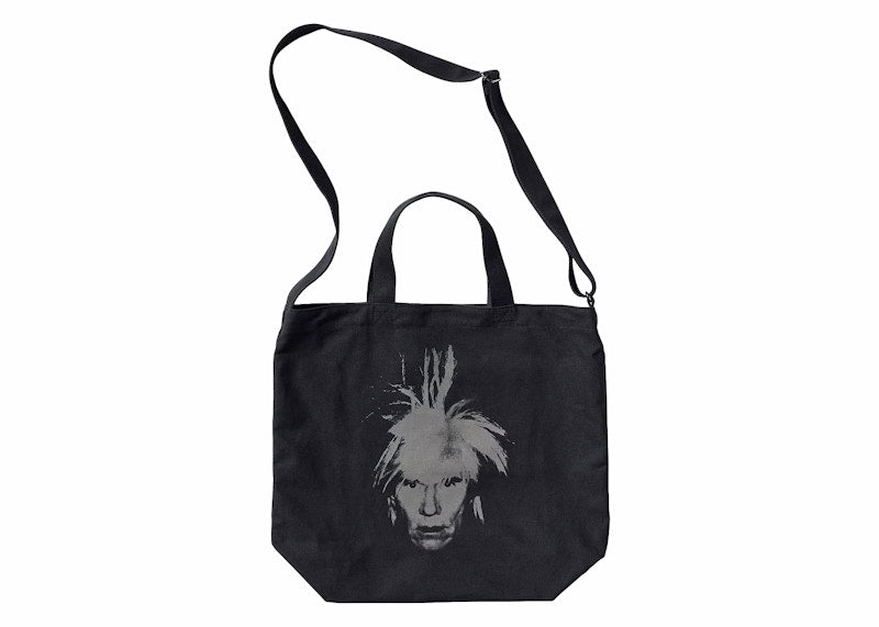 KAWS x Uniqlo Warhol 2Way Tote Bag Black