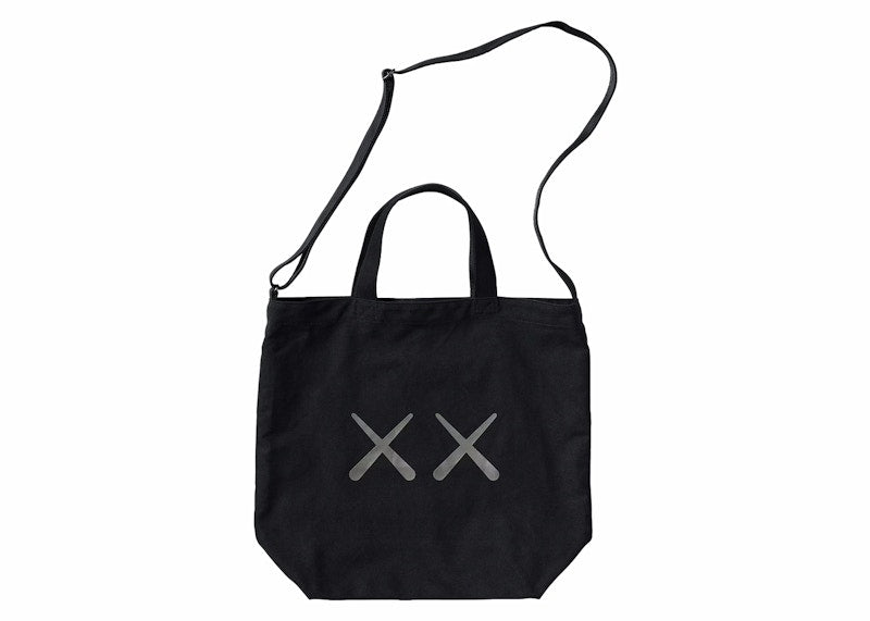 KAWS x Uniqlo Warhol 2Way Tote Bag Black