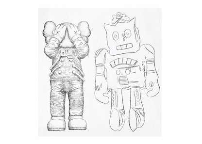KAWS x Uniqlo Warhol 2Way Tote Bag White